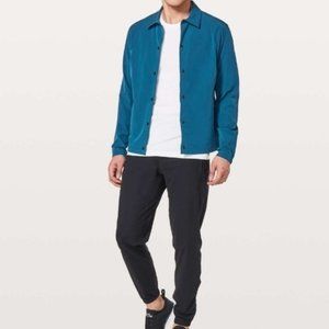 Lululemon Coaches Jacket - Men's Small - Teal Blue - Windbreaker -EUC